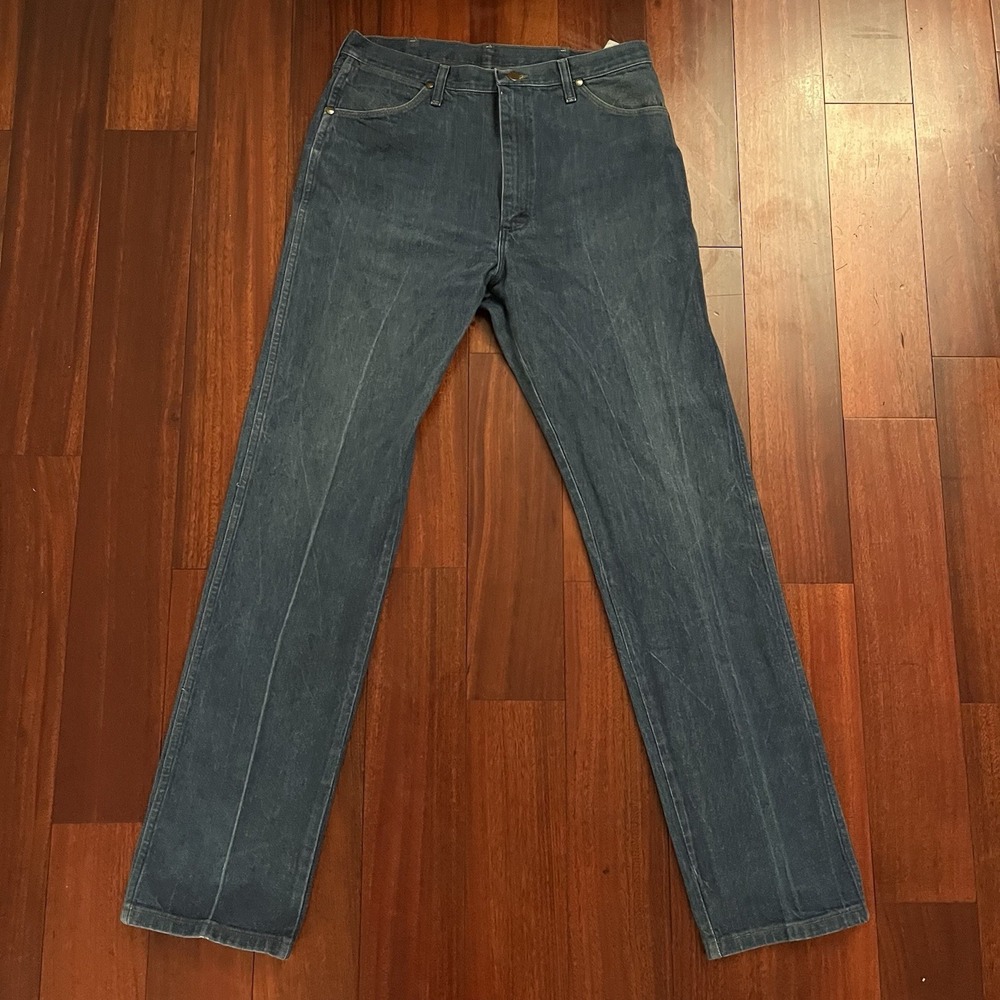 Wrangler Jeans Men 36x36 13MWZ Blue Cowboy Cut Denim Western Workwear Gorpcore